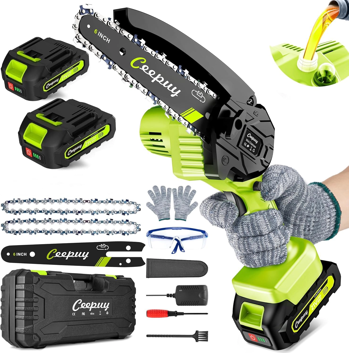 CEEPUY Mini Chainsaw - 880 W