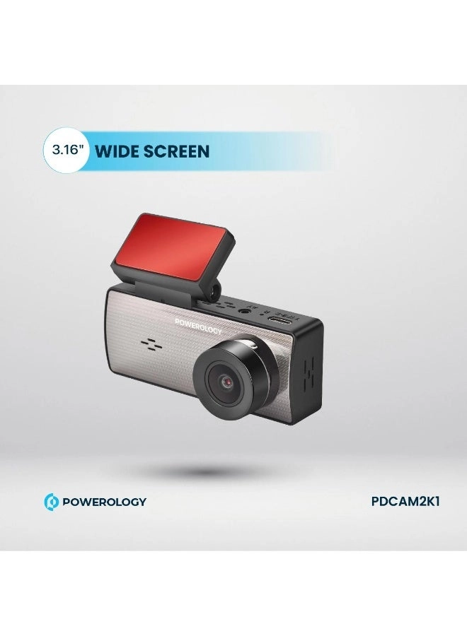 Dual Recording Dash Camera - 2560x1440