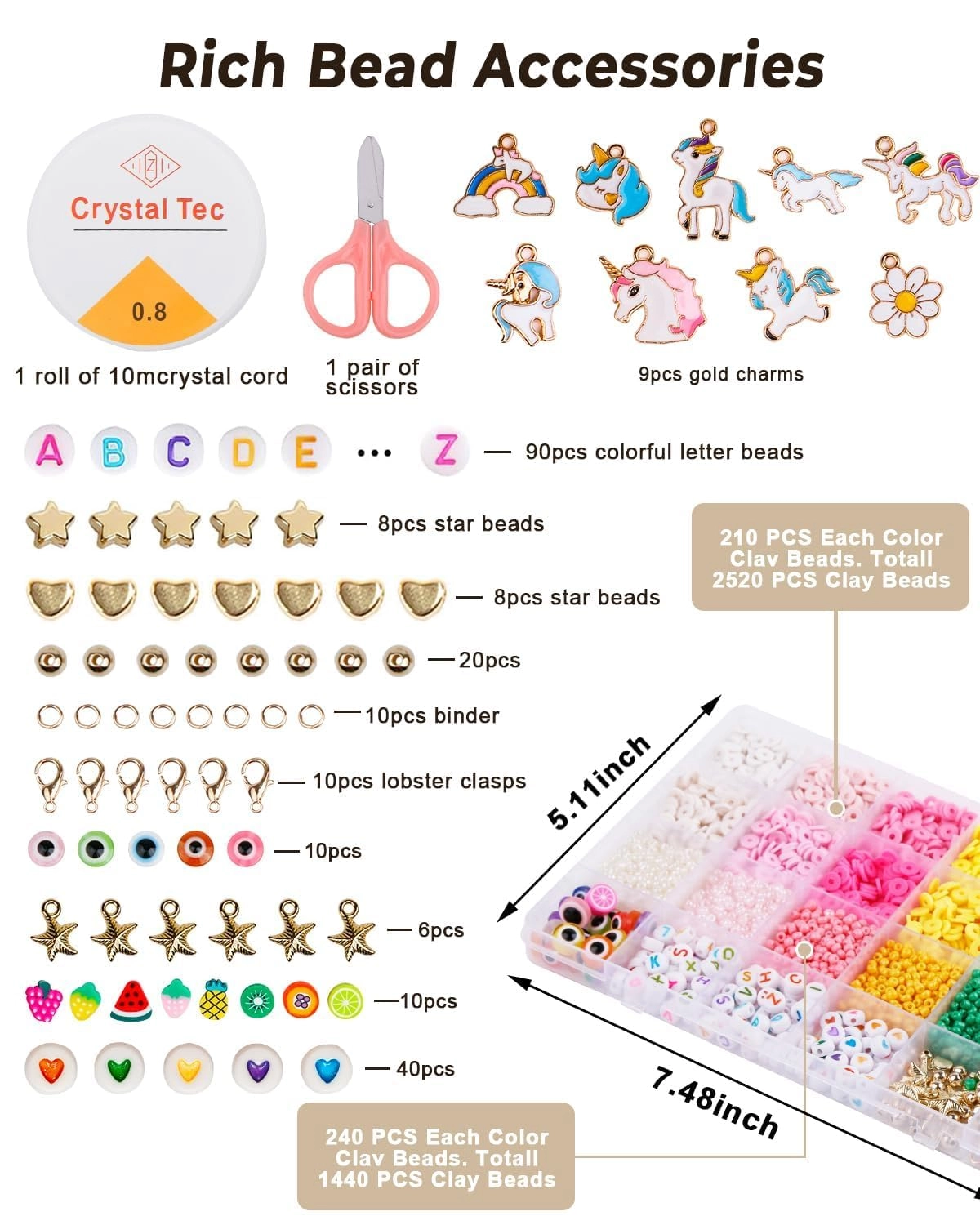 bead kit - 5000+ 24-Color