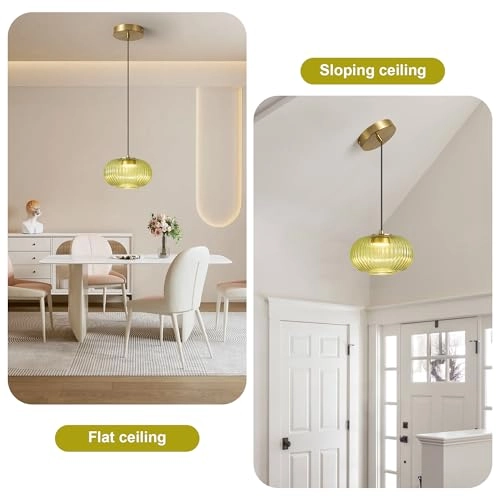 LED Glass Ceiling Pendant Light - 4000K
