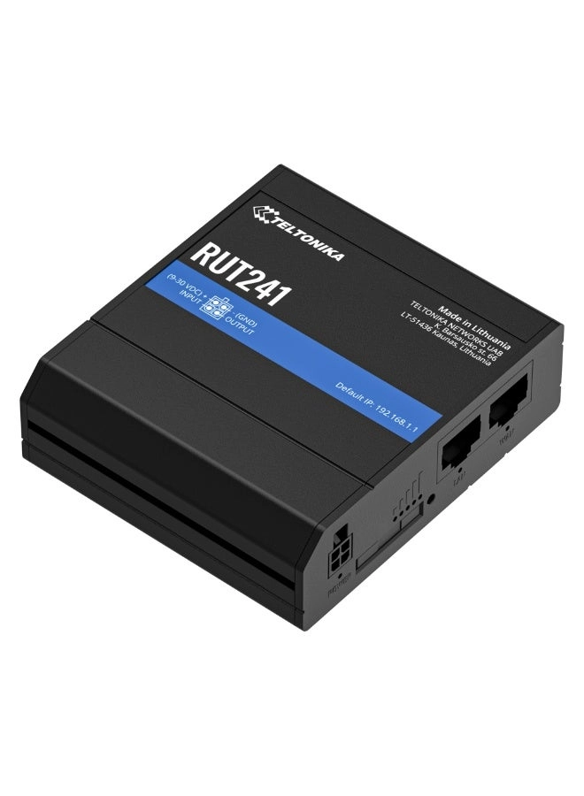 RUT241 - 4G LTE 802.11b/g/n 150 Mbps/50 Mbps