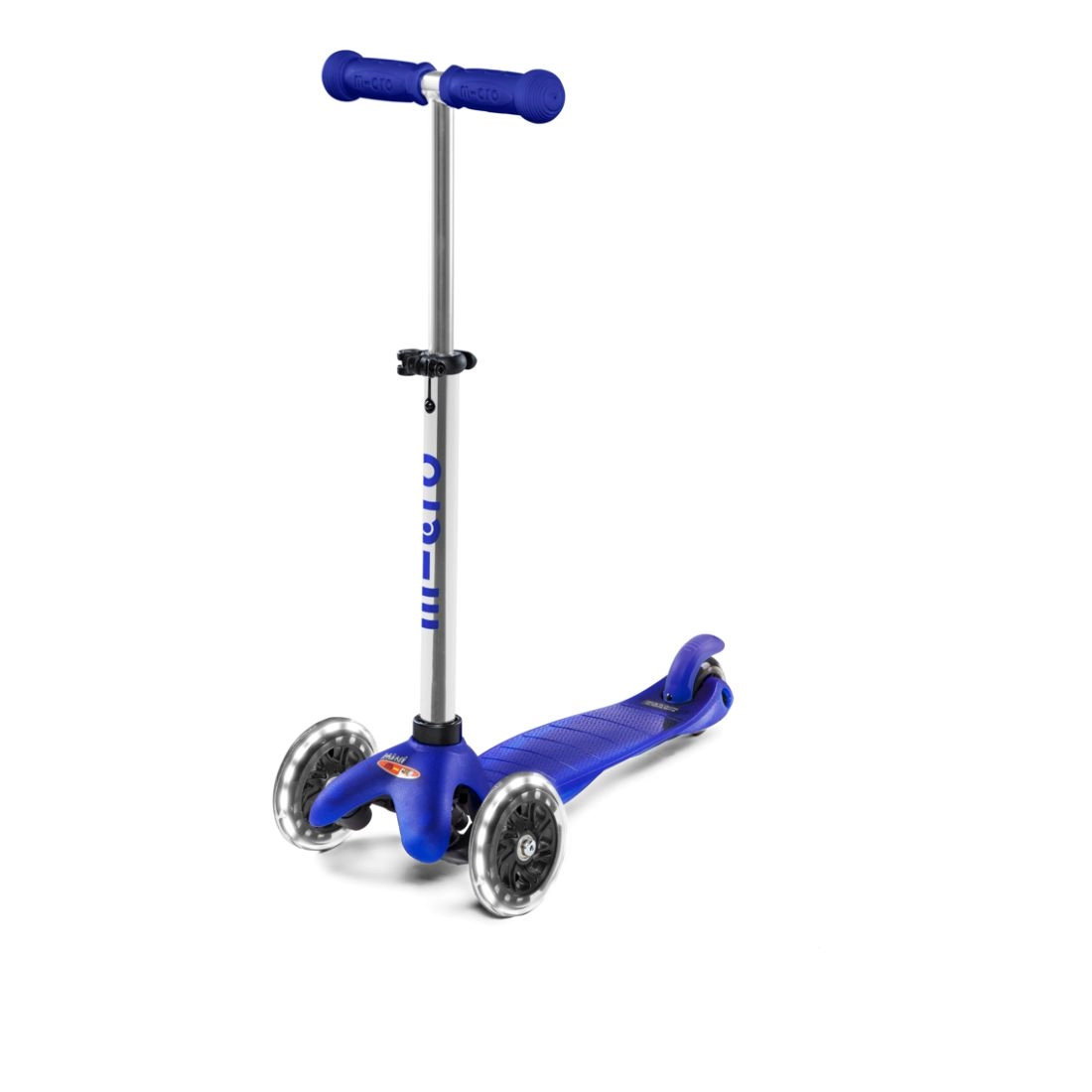 Micro Mini Plus 3-Wheel Kick Scooter – 120mm LED Foldable