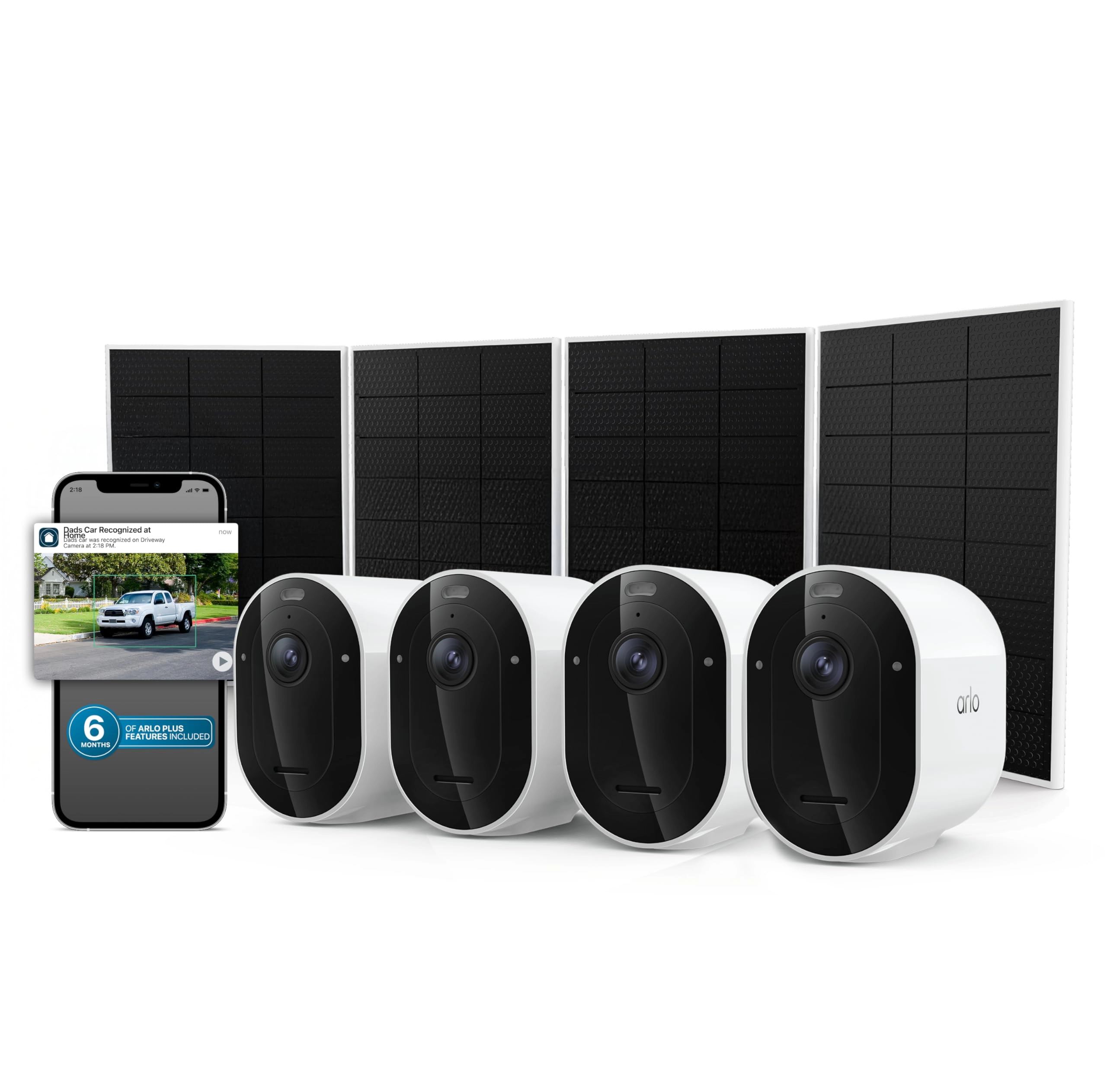 Arlo Pro (6th Gen) + Solar Panel + Secure Plus Plan