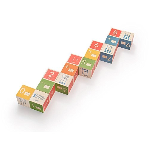 Braille Math Blocks - 6 months and up 16 pieces