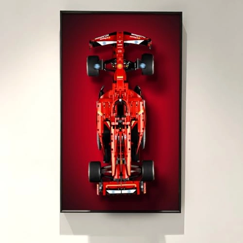 Display Wallboard Wall Mount for LEGO Technic Ferrari SF-24 F1 Car 42207 - 75X45cm
