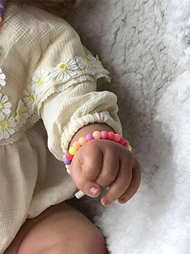 Maddie Reborn Doll - 24 inch 60 cm Rooted Blonde Hair Ages 3 months+