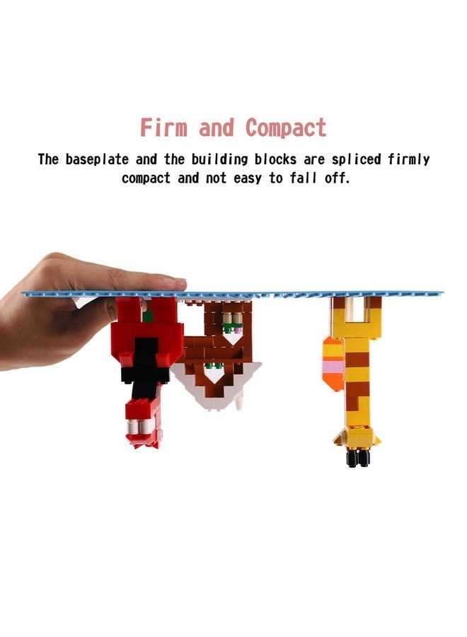 Classic Baseplates - Construction 4 pcs