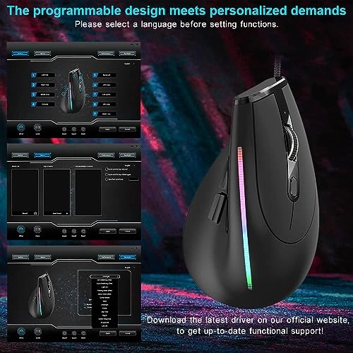 Vertical Gaming Mouse - USB