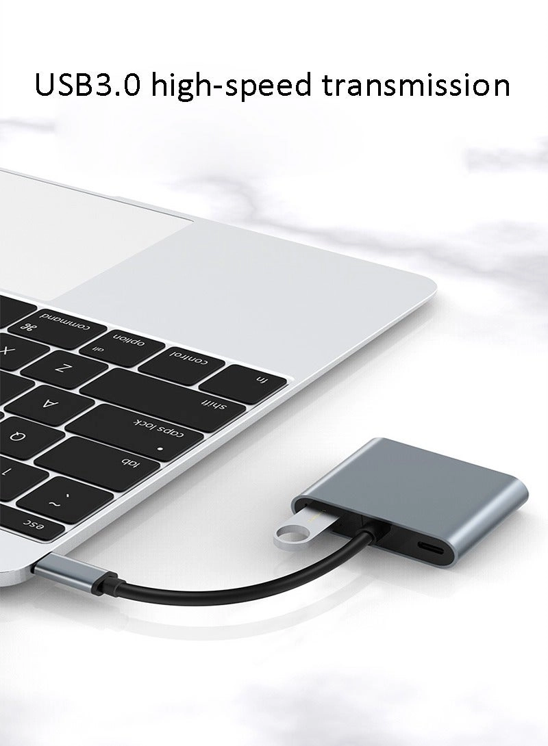 USB C Hub Adapter - 4K HDMI 1080P VGA 100W PD Charging