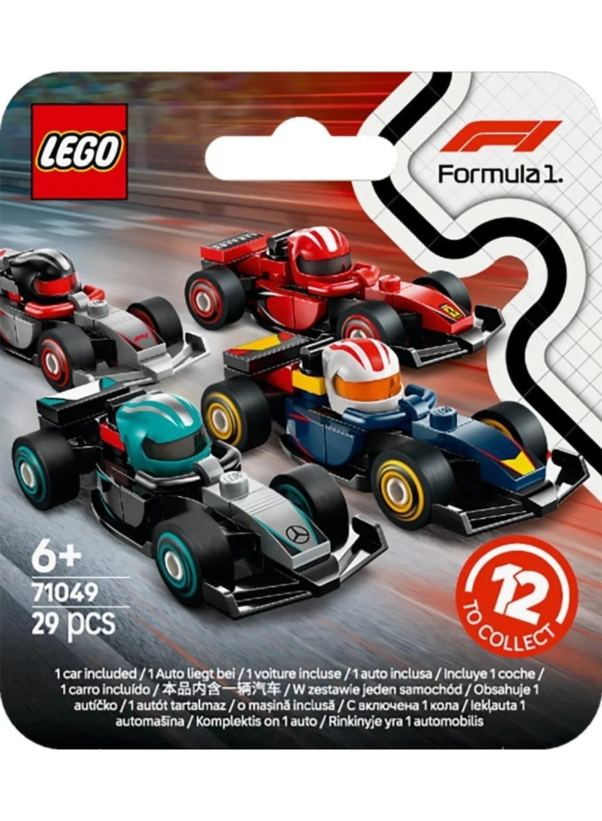 Minifigures F1 Collectible Race Cars (71049) - Mystery Box Pack