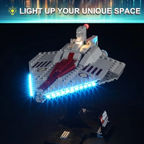 LED Light Kit for LEGO 75404 Attack of The Clones Acclamator-Class Assault Ship Set
