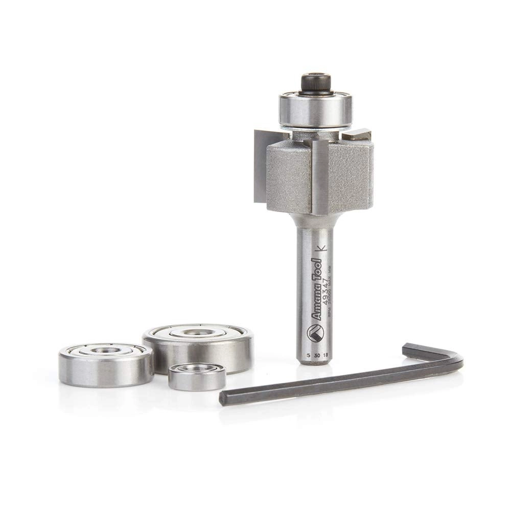 Amana Tool 49347 Multi-Rabbet - Four Different Rabbet Depths 7/8 D x 1/2 CH x 1/4 Inch SHK