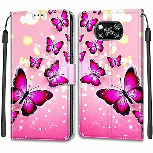 Wallet Case for Xiaomi POCO X3 NFC - Faux Leather, Thermoplastic Polyurethane