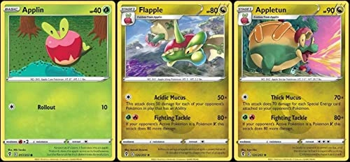 Flapple 120/203 - Evolving Skies Dragon Type + Appletun 121/203