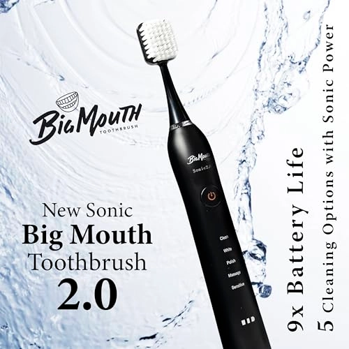 2.0 Sonic - 5 Cleaning Modes Rechargeable Black