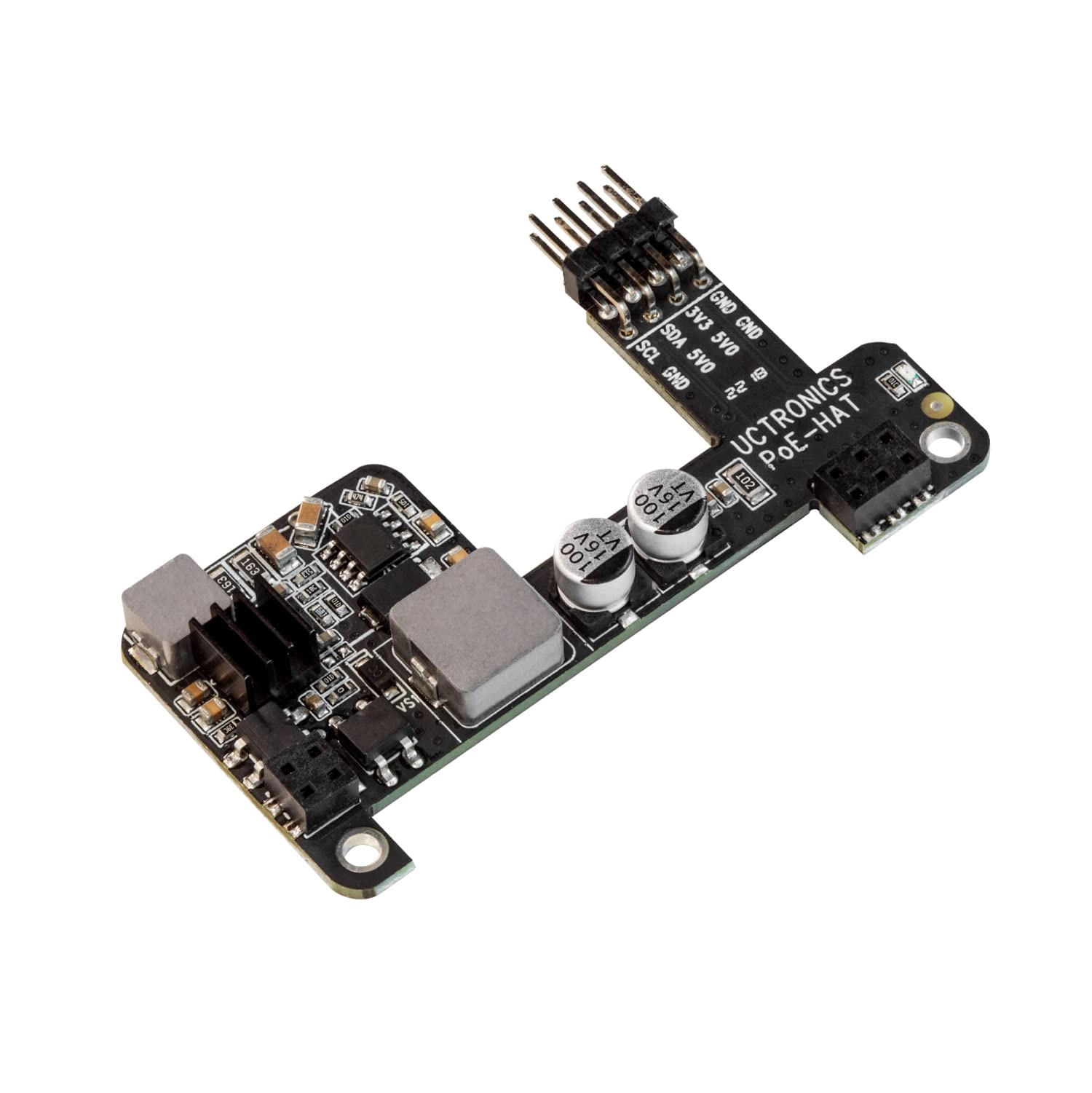 UCTRONICS U6241 PoE HAT - 12.5W 40-57V IEEE 802.3af
