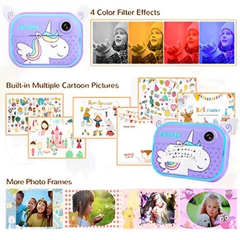 Kids Instant Print Camera