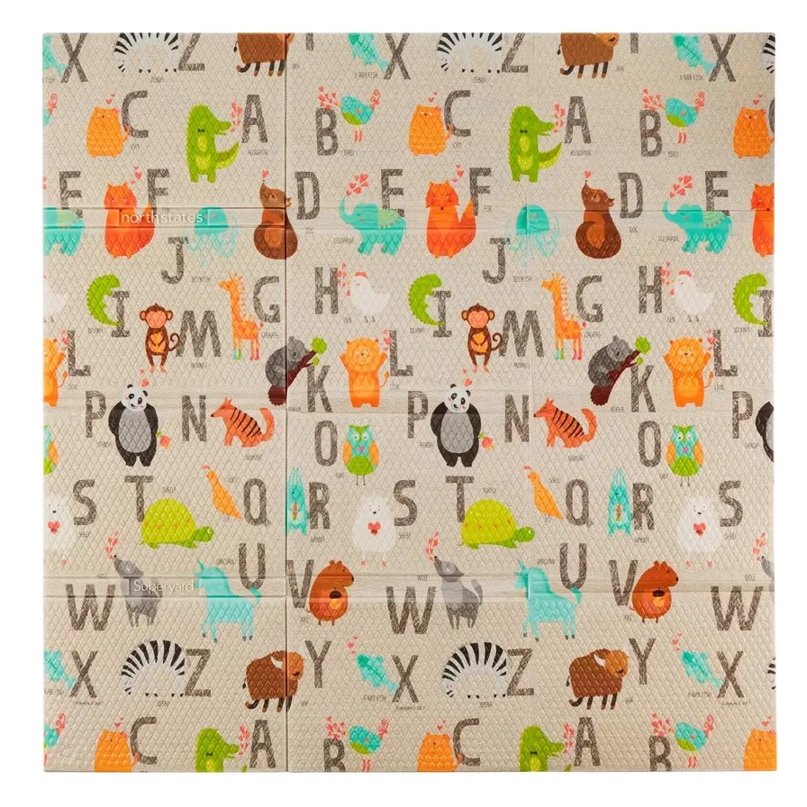 North States Superyard Folding ABC Play Mat