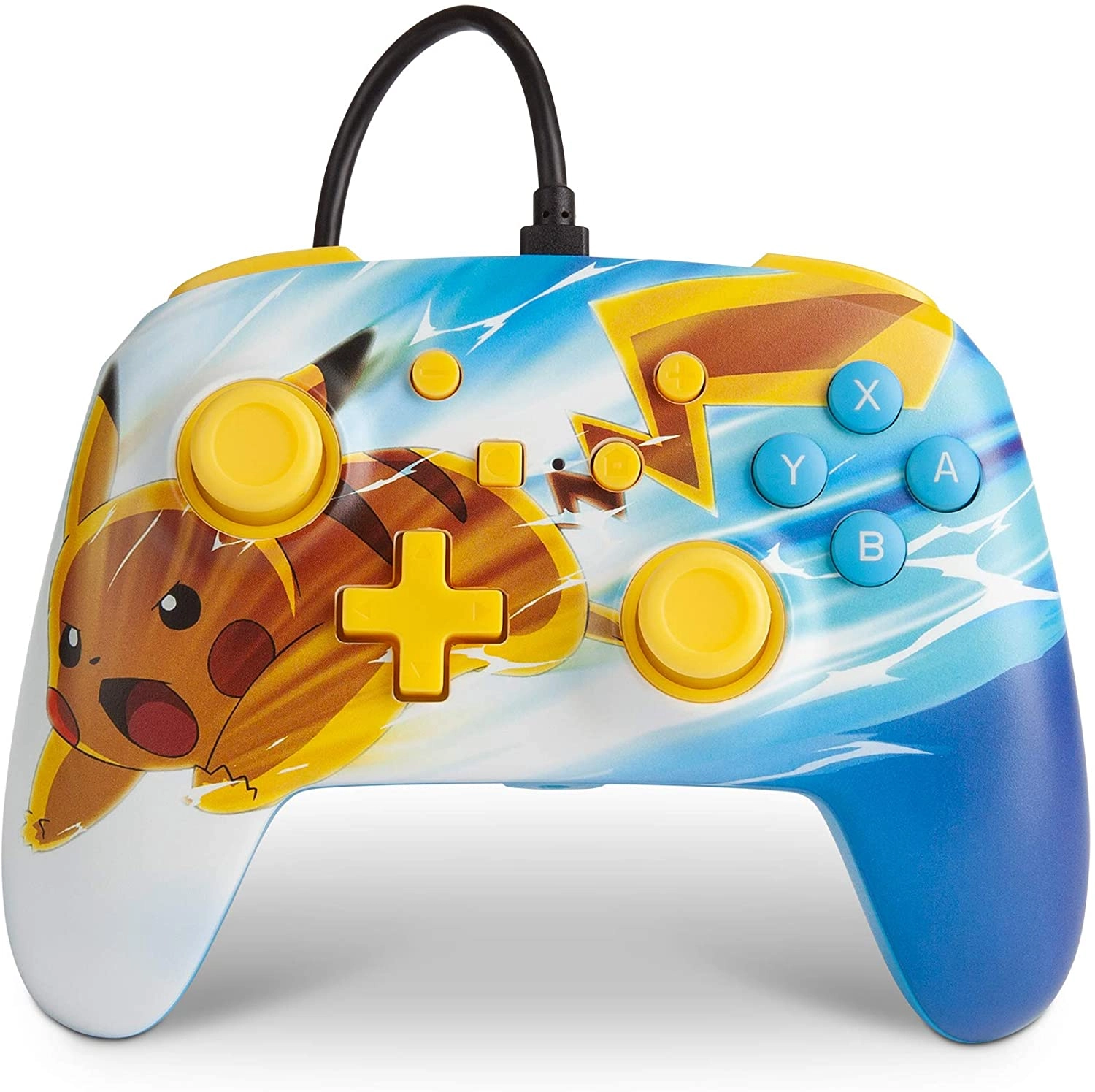 Pikachu Charge Pokémon Enhanced Wired Controller - Switch