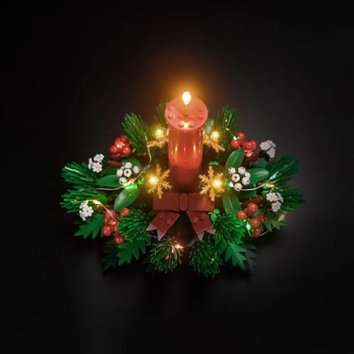 LED Lighting Compatible with Lego Christmas Table Decoration 40743
