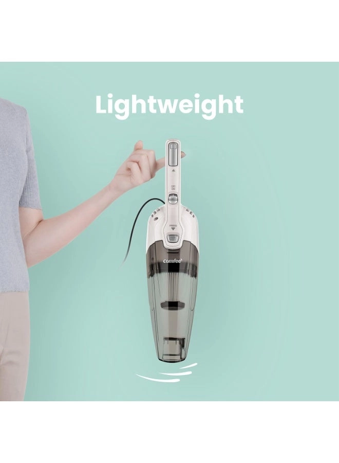 2-in-1 Handheld Stick Vacuum Cleaner - 600W 16000Pa 0.5L