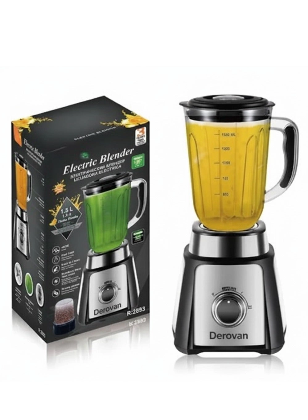 Portable 2-in-1 Electric Juicer & Blender