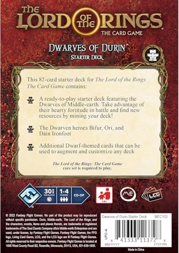 LOTR LCG: Starter Deck - Dwarves of Durin