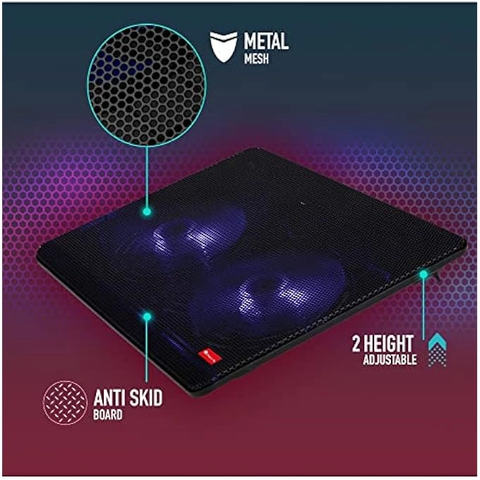 LAPTOP COOLING PAD - 12-17 INCH 6 QUIET FANS