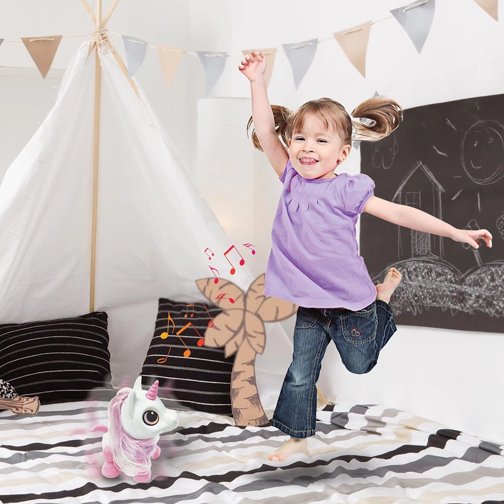 Musical Power Mini Unicorn Robot