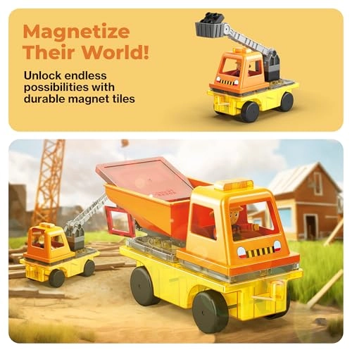 Magnet Tile Building Blocks - 15pcs