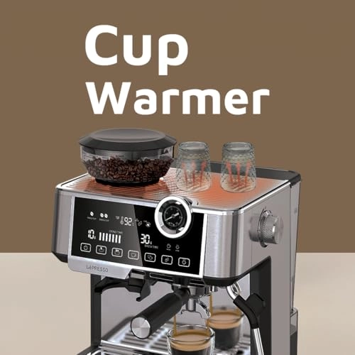 (Renewed) LPCFFM0030-cr - Adjustable Grinder Dual Boiler 19Bar 58mm Porta Filter