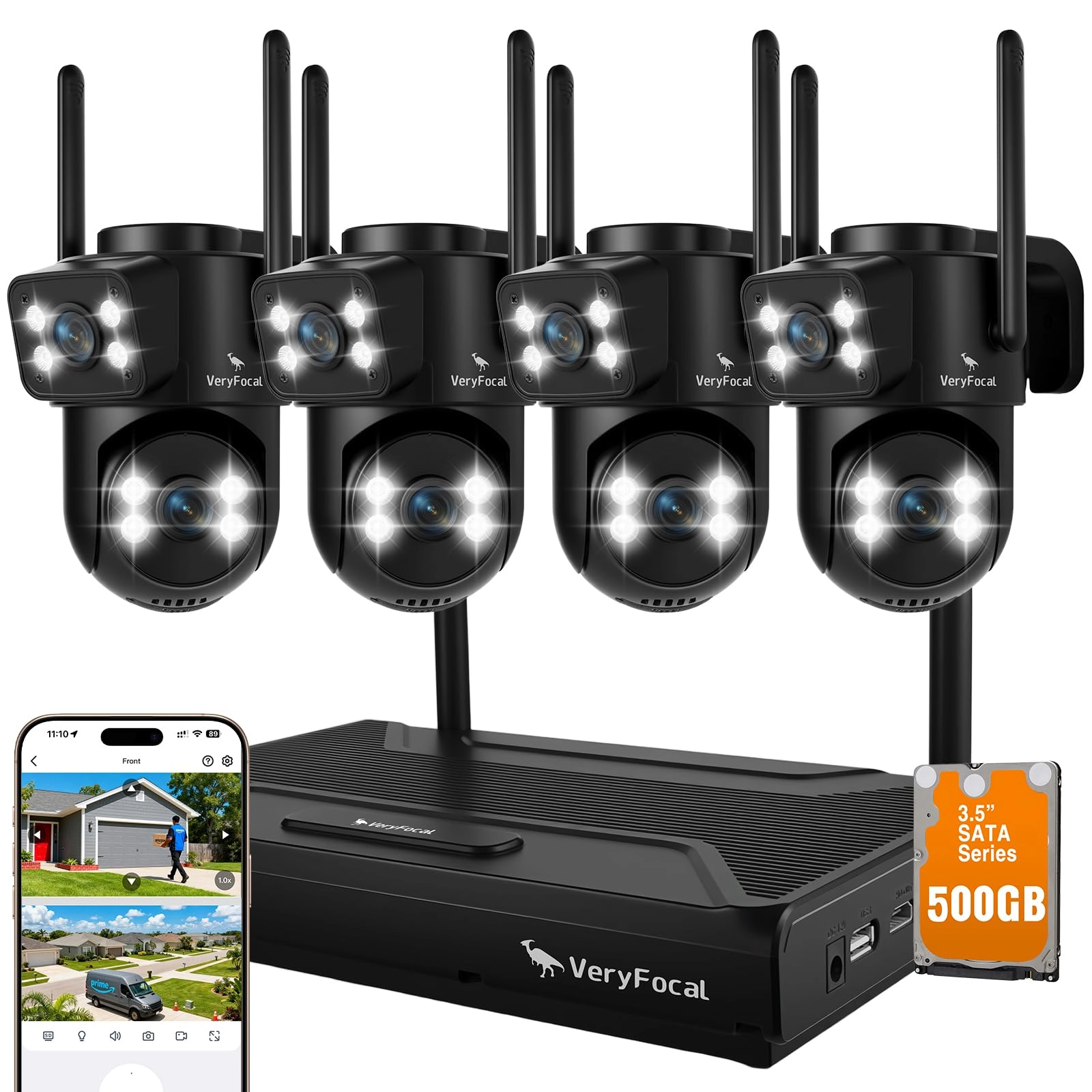 VeryFocal Technology DCK 8104 - 4-Set 10CH 4K