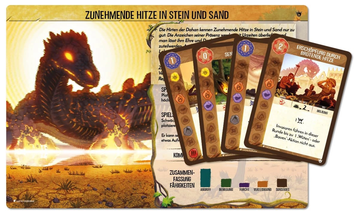 Pegasus Spirit Island: Increasing Heat in Stone and Sand - Mini Expansion