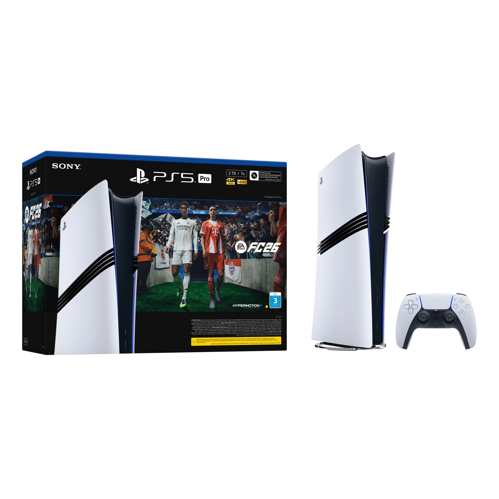 Sony PlayStation 5 Pro - SSD + EA Sports FC 26