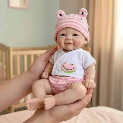 Reborn Baby Doll - 12 inch Full Silicone Girl Ages 3+