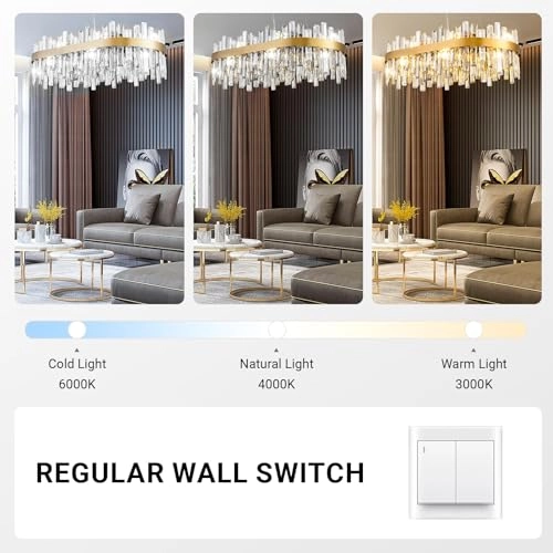 Crystal Chandelier - 2700K 4500K 6000K