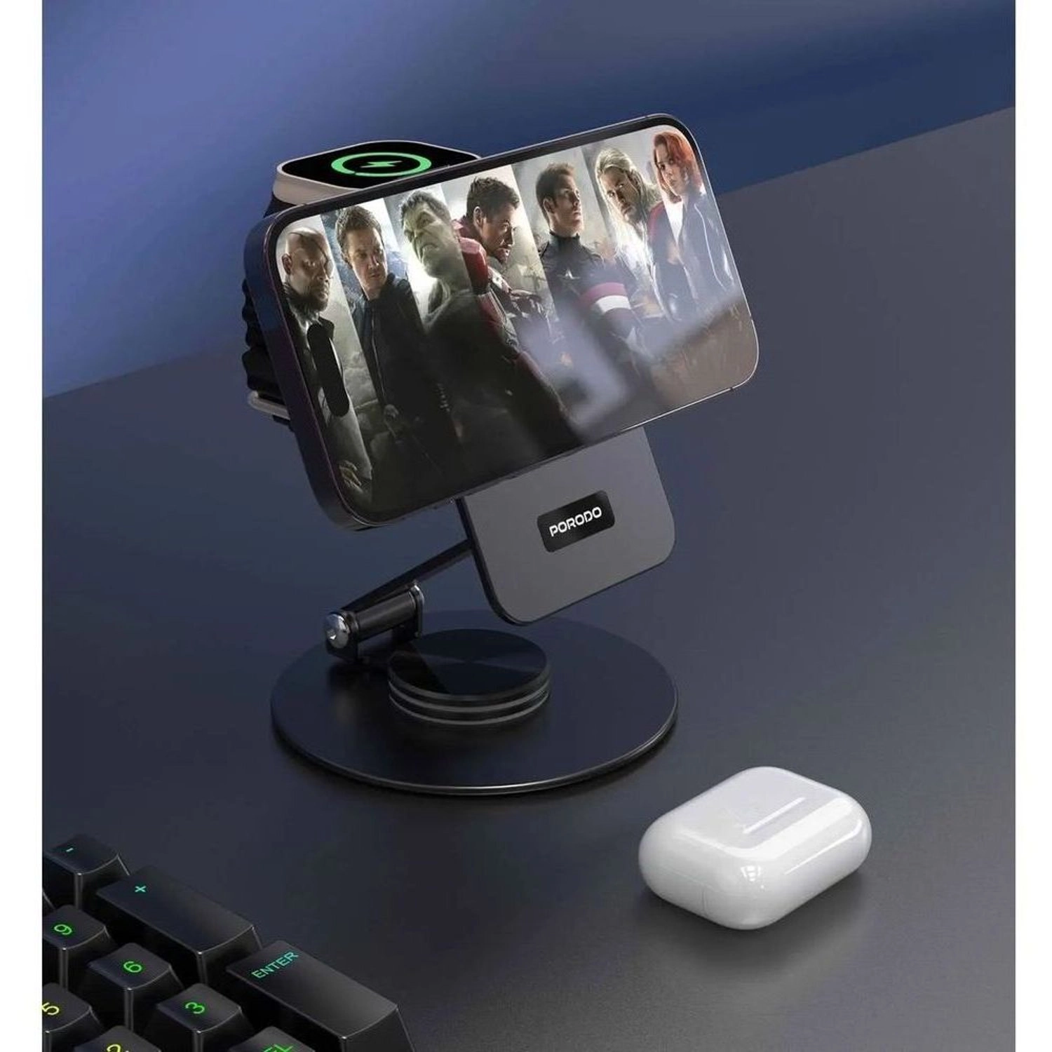 Foldable Charging Station - 115W 360° Rotation