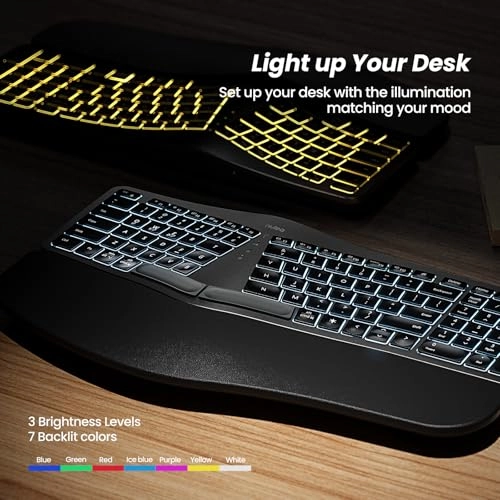 Wireless Ergonomic Keyboard - Wireless