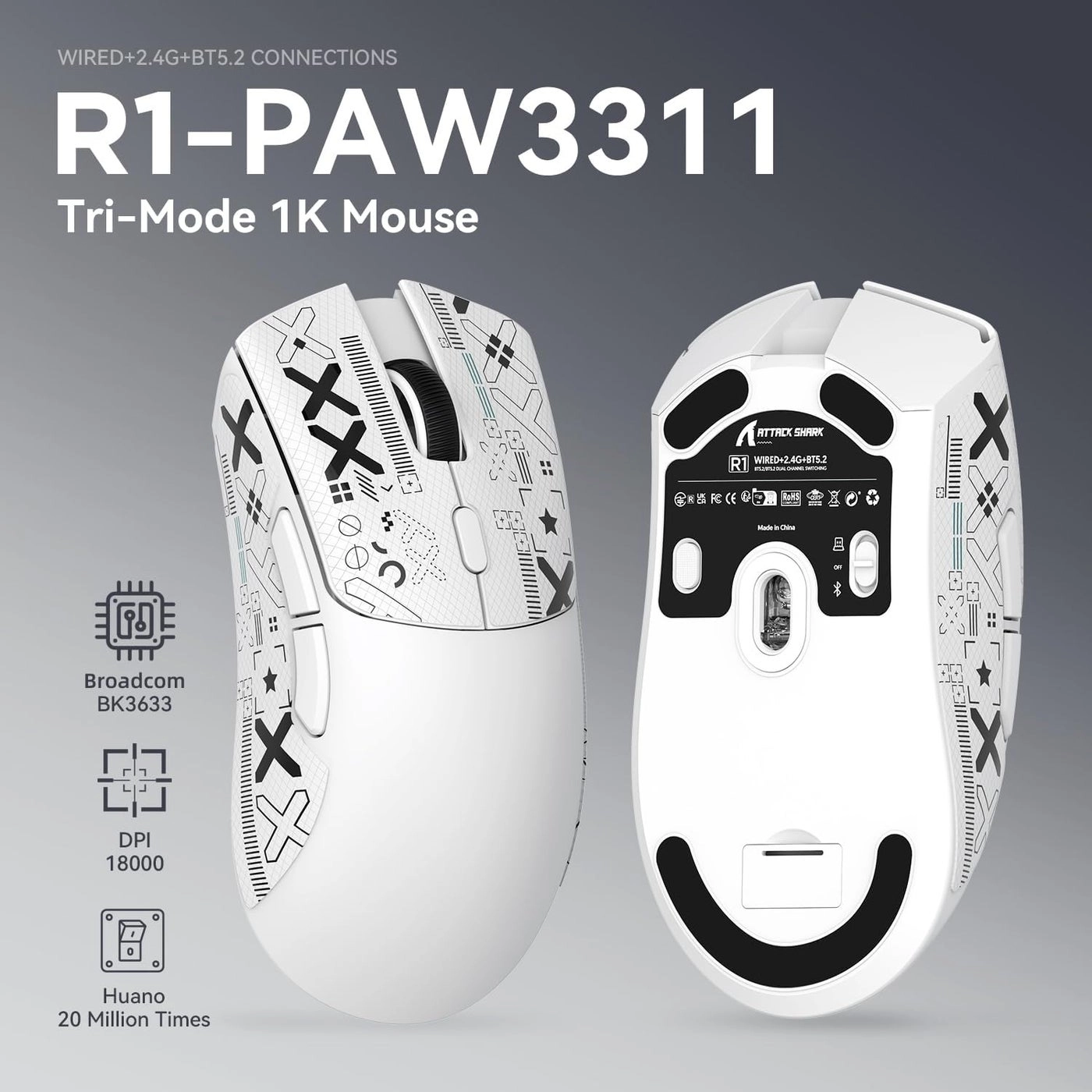 R1 Superlight Mouse - Wireless