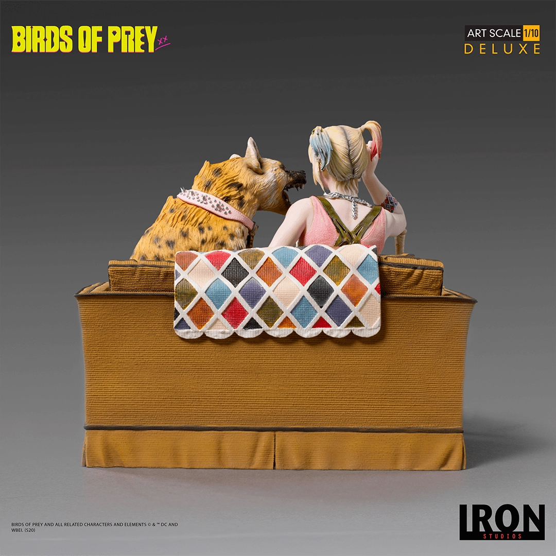 Harley Quinn & Bruce Deluxe Art Scale 1/10 - Birds of Prey Limited Edition Hand Painted Polystone