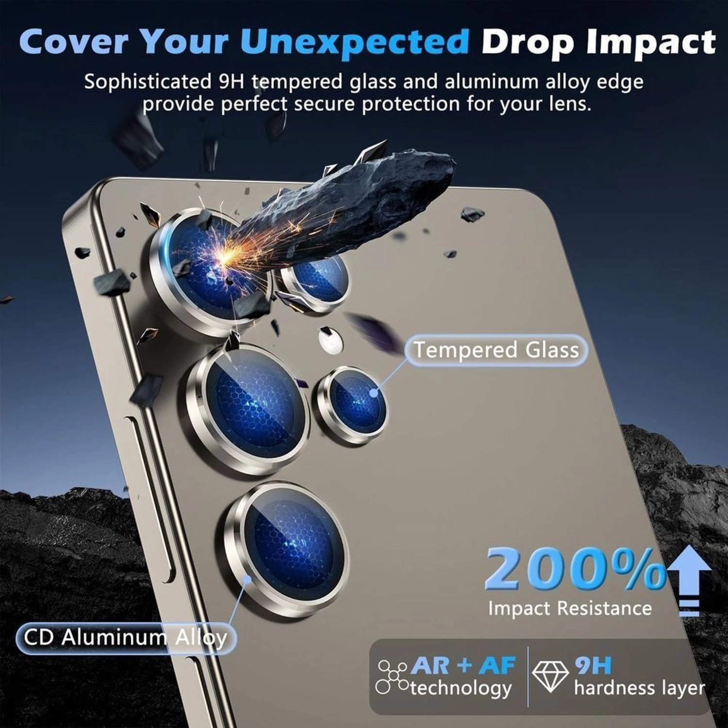 Xzoom Lens Protector - Samsung S25 Ultra Sapphire Glass
