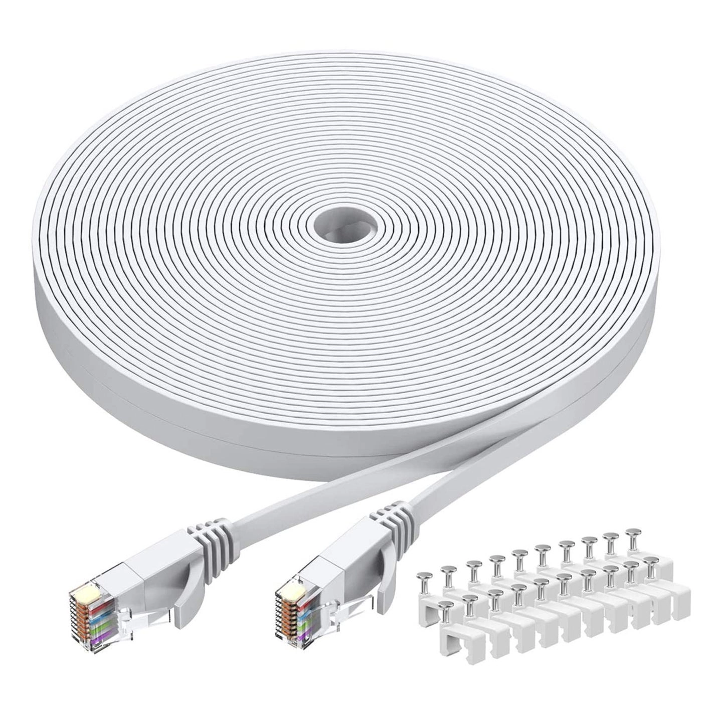 BUSOHE Cat6 Ethernet Cable - 50 FT