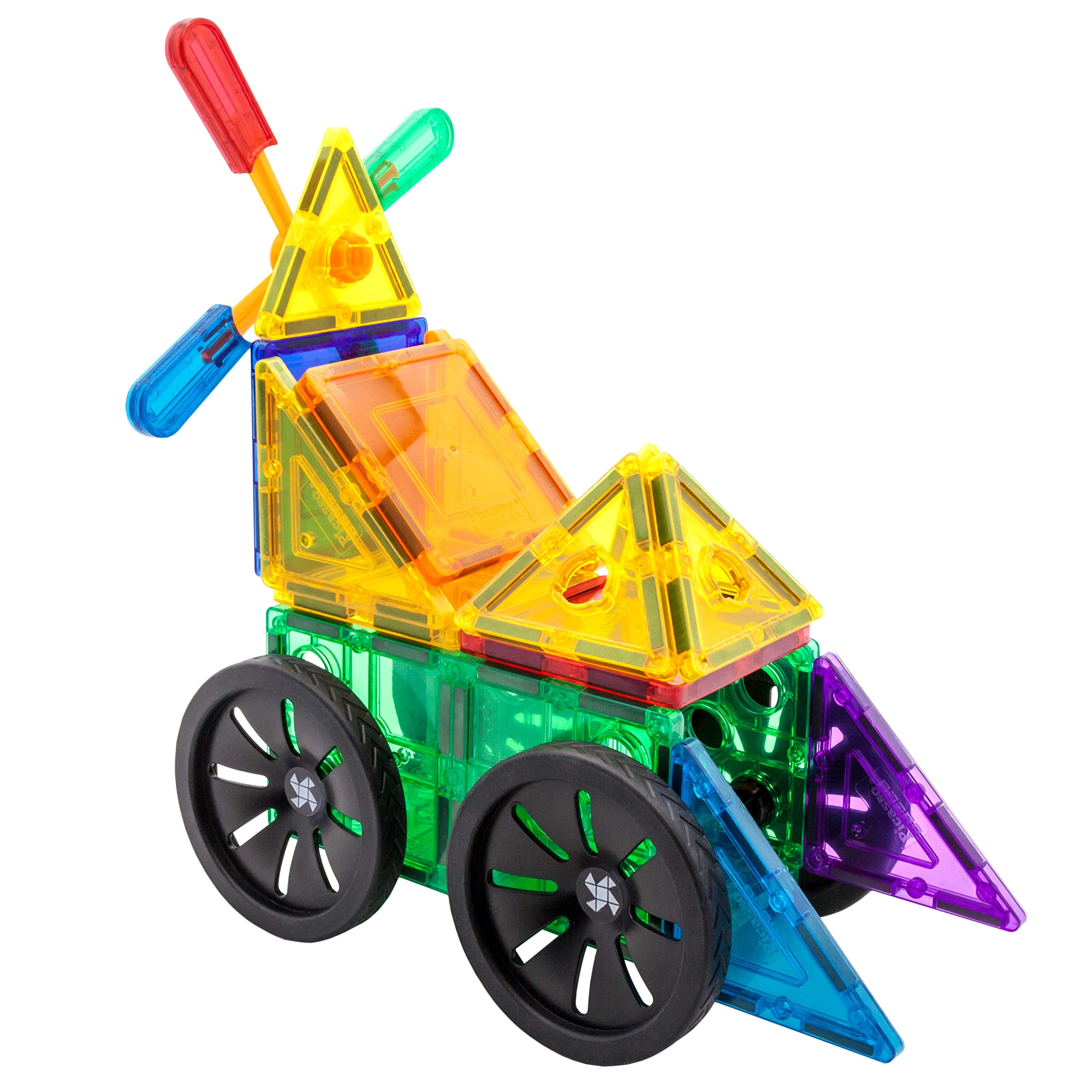 PicassoTiles Magnetic Building Blocks - 20pcs