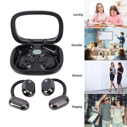 AI Translation Earbuds - Open Fit Charging Case