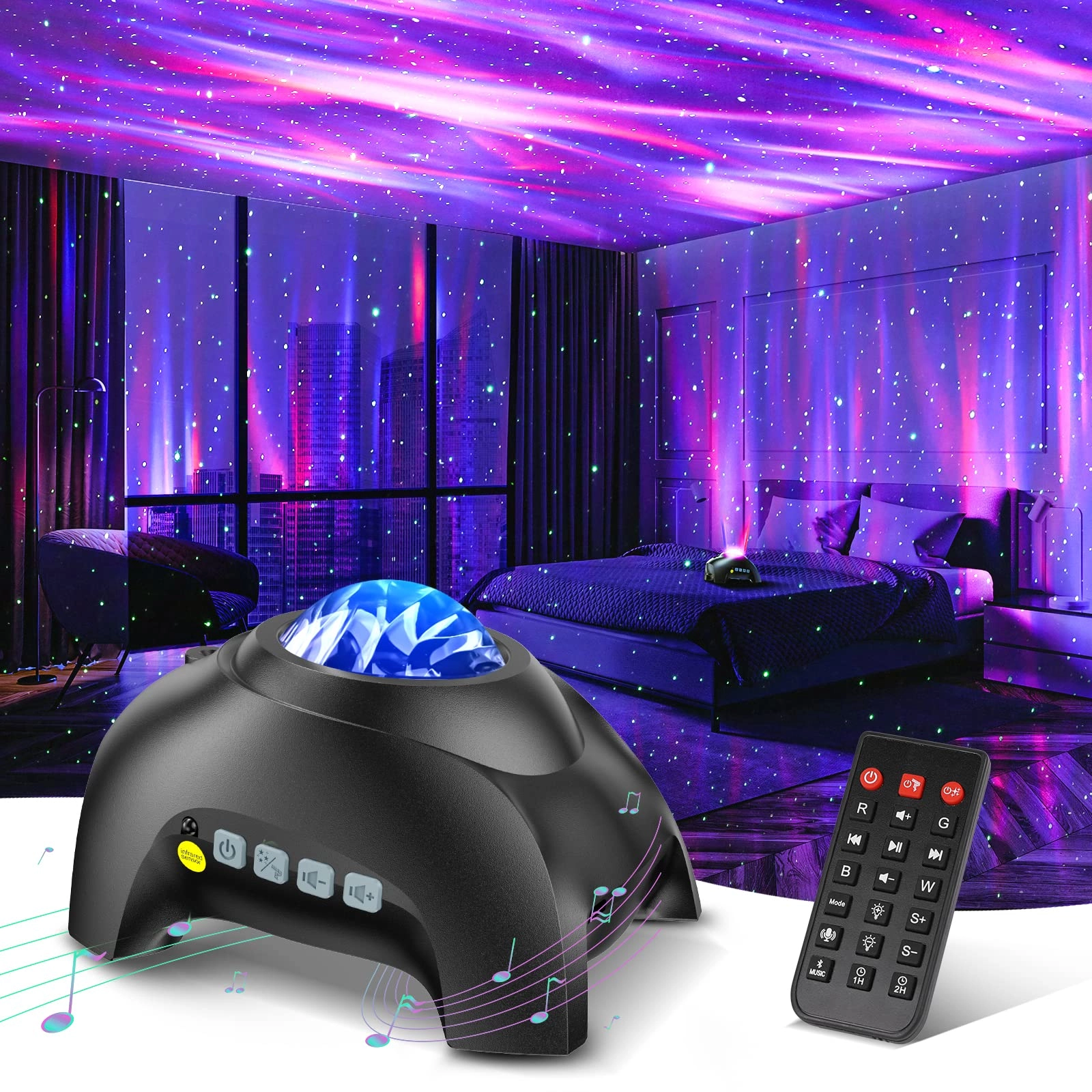 Northern Galaxy Light - 33 Light Effects Bluetooth Speaker