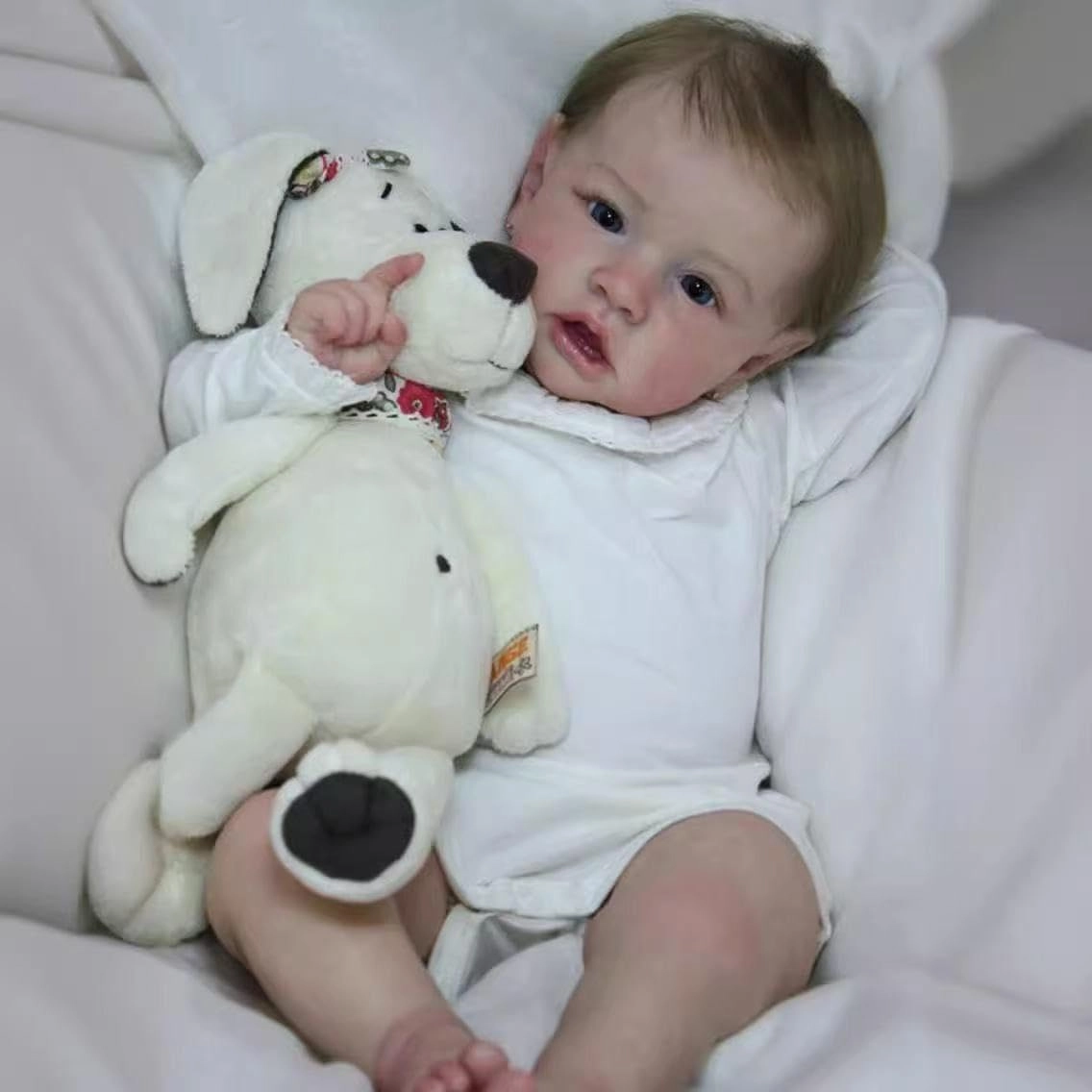 TKYFOYS Reborn Baby Doll - 49 cm Silicone Newborn Girl