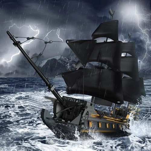 Large Black Pearl Ship - Pirates Ship