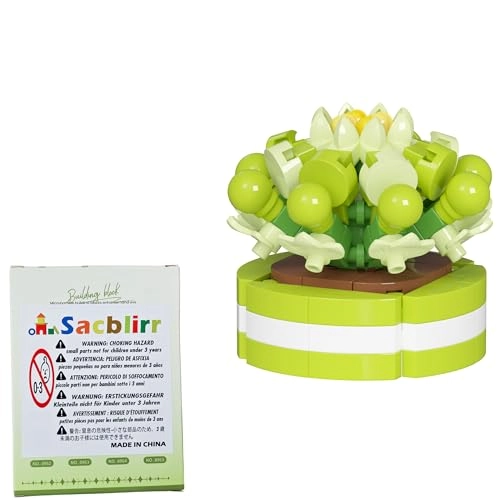 Succulent Building Toy - Pink Red Moon Floral