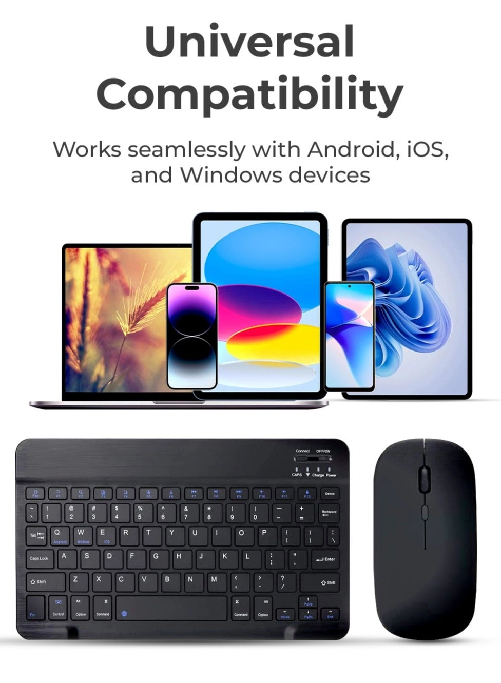 Keyboard & Mouse Combo - EN/AR Wireless