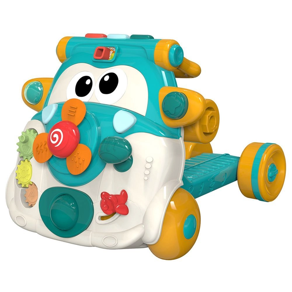 3 in 1 Baby Walker - Green Musical keyboard